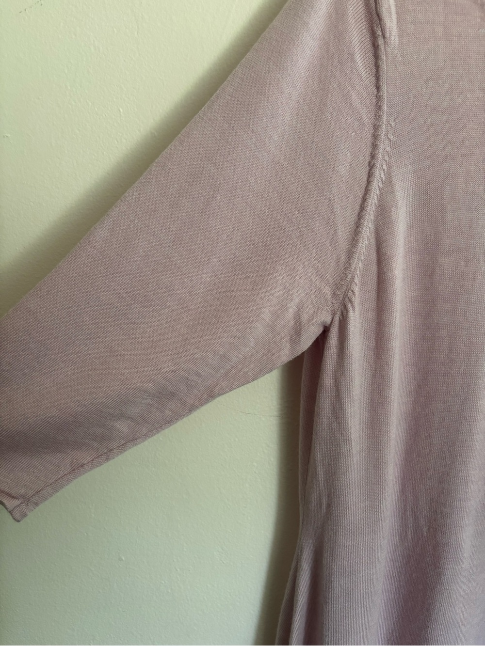 Eileen Fisher Wisteria Lightweight Merino Wool Scoopneck Tunic Dress - Picture 4 of 10